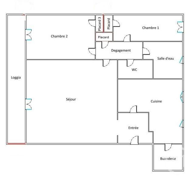 Appartement F3 &agrave; vendre - 3 pi&egrave;ces - 70,57 m2 - Maurepas - 78 - ILE-DE-FRANCE