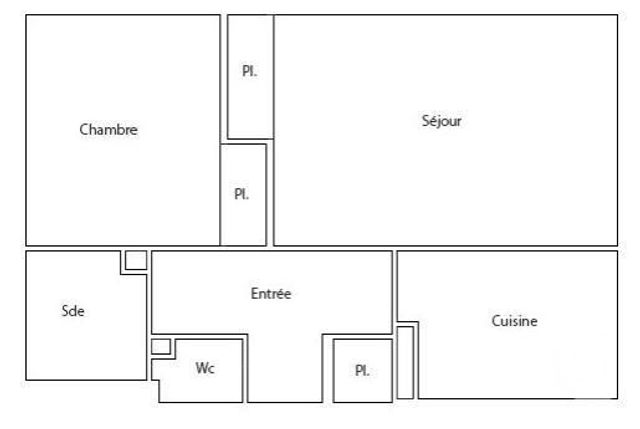 Appartement F2 &agrave; vendre - 2 pi&egrave;ces - 42,72 m2 - Maurepas - 78 - ILE-DE-FRANCE