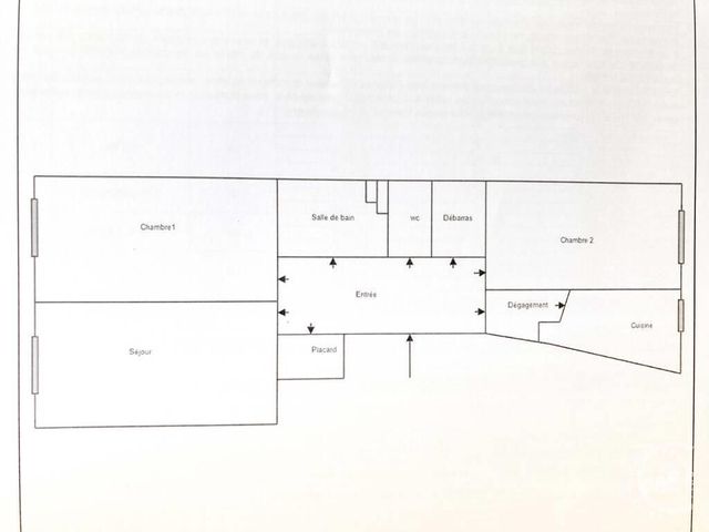 Appartement F3 à vendre - 3 pièces - 71,11 m2 - Paris - 75020 - ILE-DE-FRANCE
