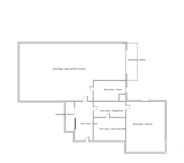 Appartement F2 à vendre - 2 pièces - 50,91 m2 - Paris - 75020 - ILE-DE-FRANCE