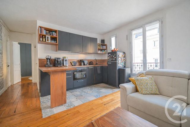 Appartement F3 &agrave; vendre - 3 pi&egrave;ces - 48,57 m2 - Paris - 75020 - ILE-DE-FRANCE