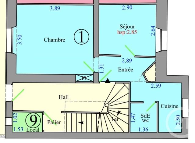 Appartement F2 &agrave; vendre - 2 pi&egrave;ces - 30,90 m2 - Clamart - 92 - ILE-DE-FRANCE