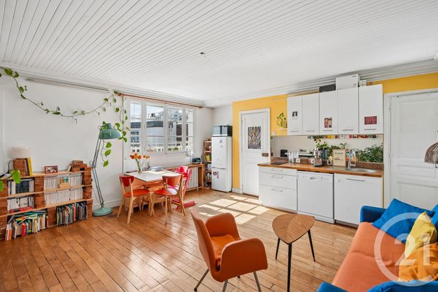 Appartement F3 &agrave; vendre - 3 pi&egrave;ces - 44,28 m2 - Paris - 75020 - ILE-DE-FRANCE