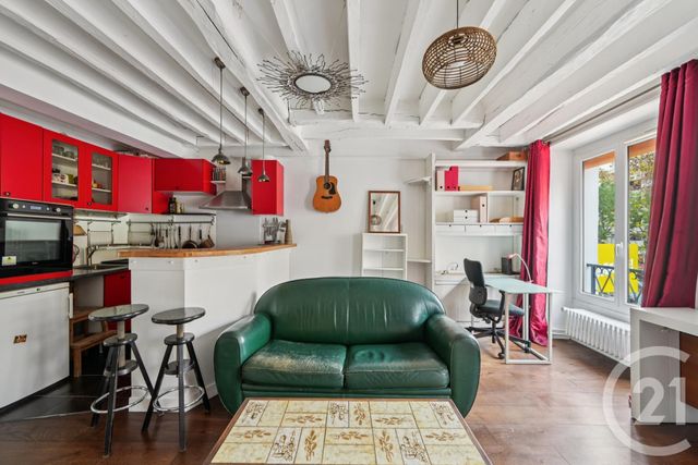 Appartement F1 &agrave; louer - 1 pi&egrave;ce - 33,89 m2 - Paris - 75020 - ILE-DE-FRANCE