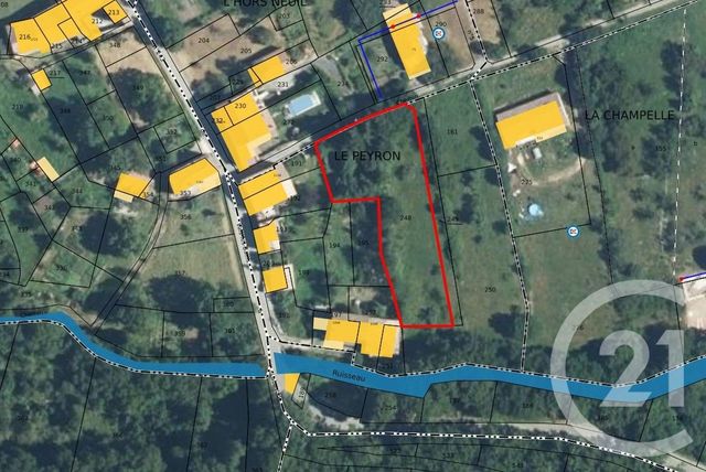 Terrain &agrave; vendre - 1518 m2 - Labastide Sur Besorgues - 07 - RHONE-ALPES