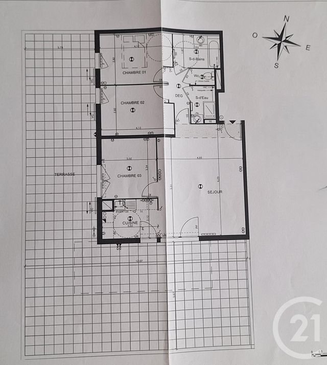 Appartement F4 &agrave; vendre - 4 pi&egrave;ces - 82 m2 - La Ciotat - 13 - PROVENCE-ALPES-COTE-D-AZUR