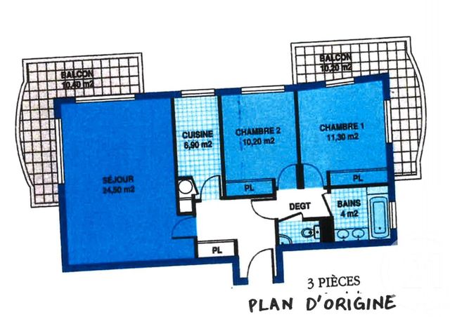 Appartement F3 &agrave; vendre - 3 pi&egrave;ces - 68,88 m2 - Boulogne Billancourt - 92 - ILE-DE-FRANCE