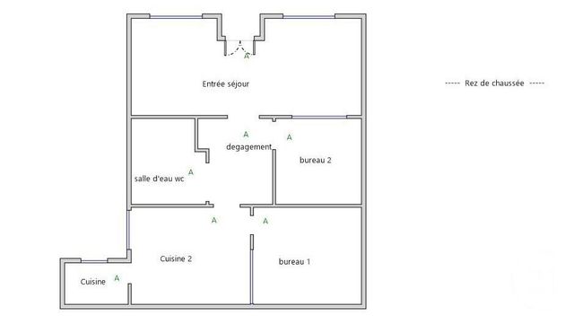 Appartement Local à vendre - 3 pièces - 49,96 m2 - Meudon - 92 - ILE-DE-FRANCE