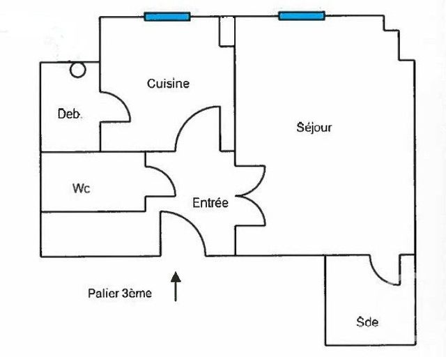 Appartement F1 &agrave; vendre - 1 pi&egrave;ce - 30,34 m2 - Boulogne Billancourt - 92 - ILE-DE-FRANCE