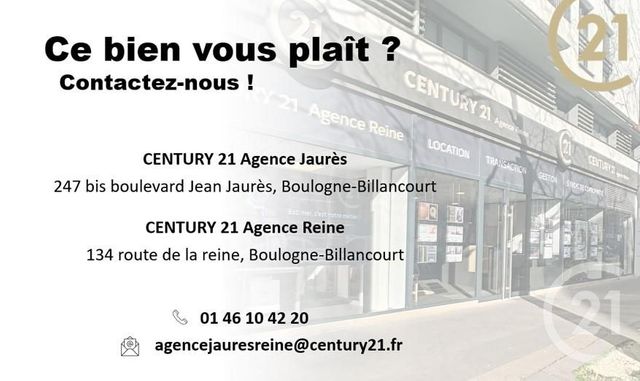 Parking &agrave; louer - 12 m2 - Boulogne Billancourt - 92 - ILE-DE-FRANCE