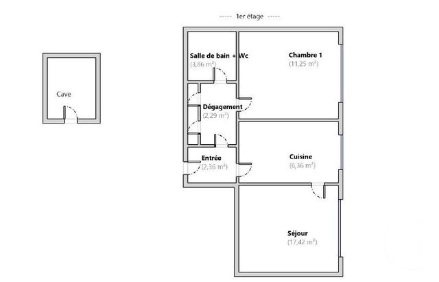 Appartement F2 &agrave; vendre - 2 pi&egrave;ces - 43,54 m2 - Boulogne Billancourt - 92 - ILE-DE-FRANCE