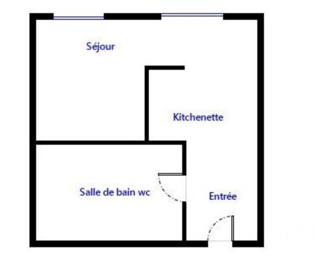 Appartement Studio &agrave; vendre - 1 pi&egrave;ce - 16,85 m2 - Boulogne Billancourt - 92 - ILE-DE-FRANCE