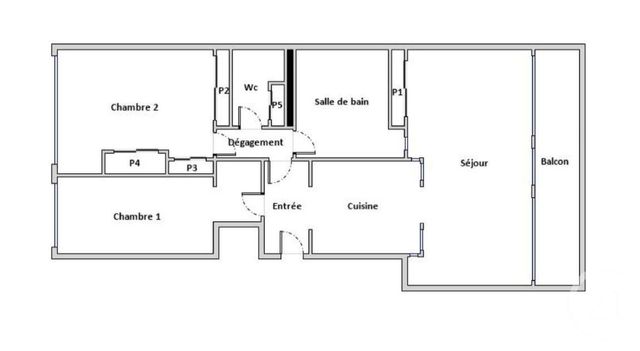 Appartement F3 &agrave; vendre - 3 pi&egrave;ces - 66,47 m2 - Boulogne Billancourt - 92 - ILE-DE-FRANCE
