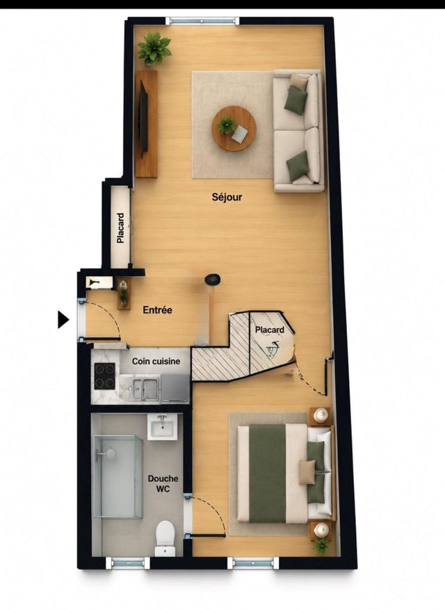 Appartement F2 &agrave; vendre - 2 pi&egrave;ces - 28 m2 - Paris - 75020 - ILE-DE-FRANCE