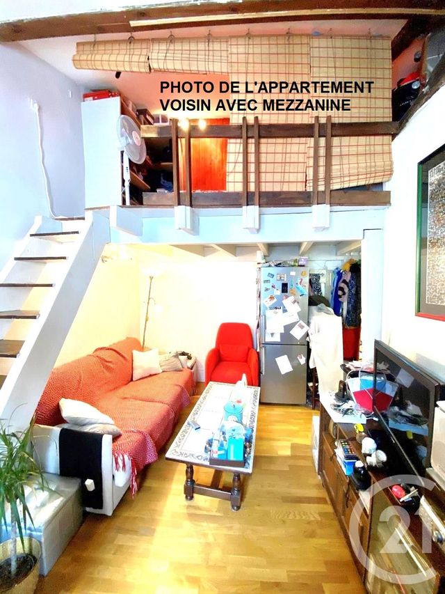 Appartement Studio à vendre - 1 pièce - 17,50 m2 - Paris - 75020 - ILE-DE-FRANCE