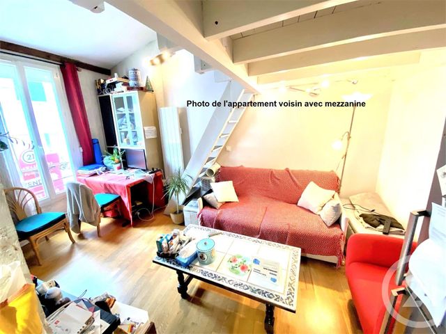 Appartement Studio à vendre - 1 pièce - 17,50 m2 - Paris - 75020 - ILE-DE-FRANCE