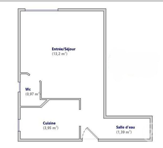 Appartement F1 &agrave; vendre - 1 pi&egrave;ce - 20 m2 - Paris - 75020 - ILE-DE-FRANCE