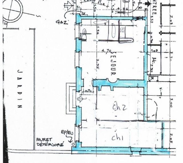 Appartement F3 à vendre - 3 pièces - 46 m2 - Paris - 75020 - ILE-DE-FRANCE