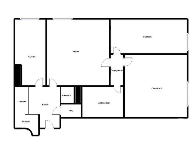 Appartement T3 à vendre - 3 pièces - 51 m2 - Paris - 75020 - ILE-DE-FRANCE