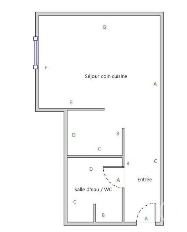 Appartement F1 &agrave; vendre - 1 pi&egrave;ce - 26 m2 - Paris - 75019 - ILE-DE-FRANCE