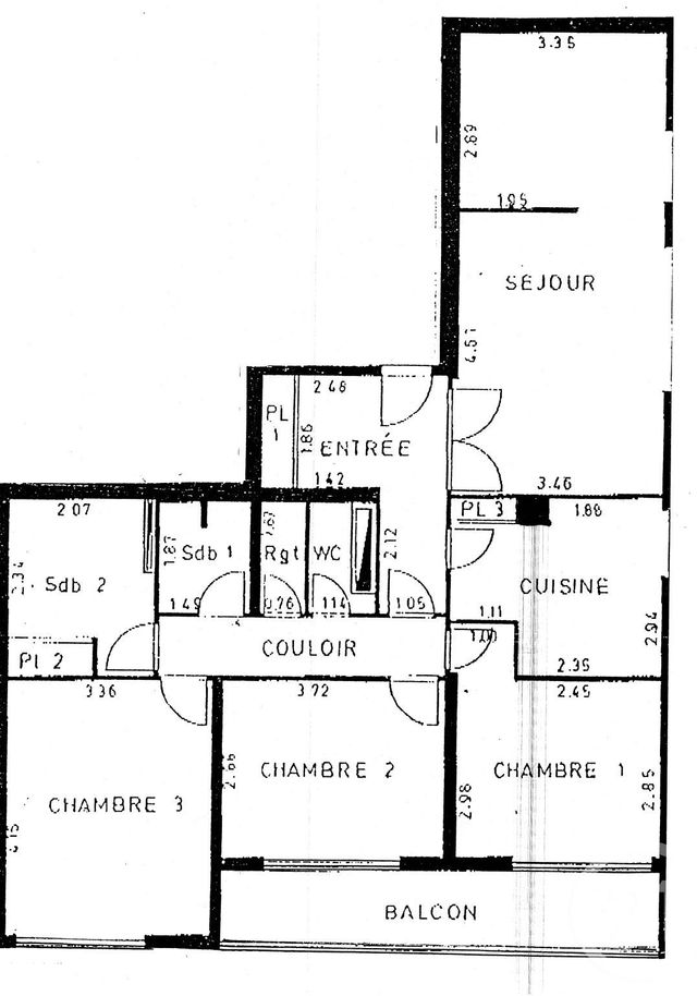 Appartement F5 &agrave; vendre - 5 pi&egrave;ces - 97 m2 - Paris - 75020 - ILE-DE-FRANCE