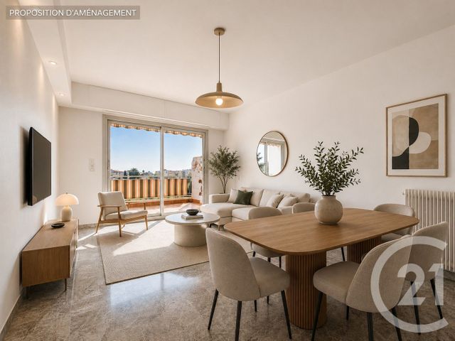 Appartement F3 &agrave; vendre - 3 pi&egrave;ces - 62,13 m2 - Antibes - 06 - PROVENCE-ALPES-COTE-D-AZUR