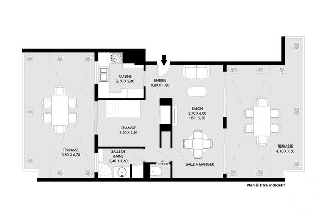 Appartement F2 &agrave; vendre - 2 pi&egrave;ces - 47 m2 - Paris - 75020 - ILE-DE-FRANCE