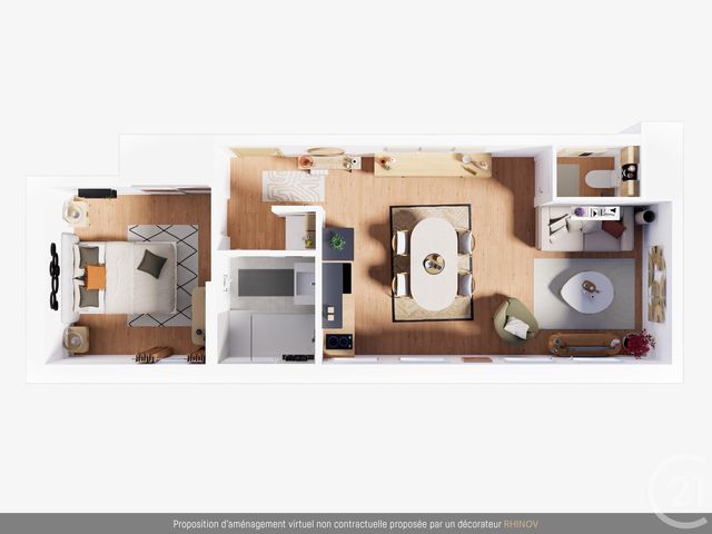 Appartement Studio à vendre - 1 pièce - 40,14 m2 - Albi - 81 - MIDI-PYRENEES