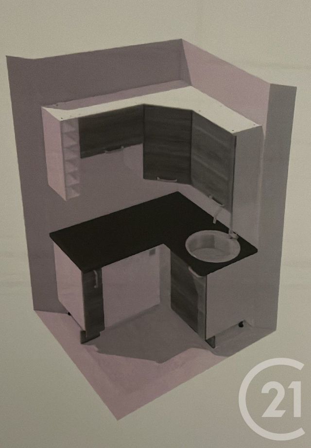 Appartement T2 &agrave; louer - 2 pi&egrave;ces - 33,10 m2 - La Reole - 33 - AQUITAINE