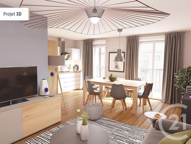 Appartement T3 à vendre - 3 pièces - 60,79 m2 - Gironde Sur Dropt - 33 - AQUITAINE