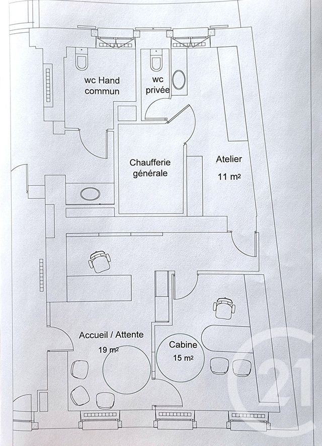 Local commercial à louer - 55.0 m2 - 81 - Tarn