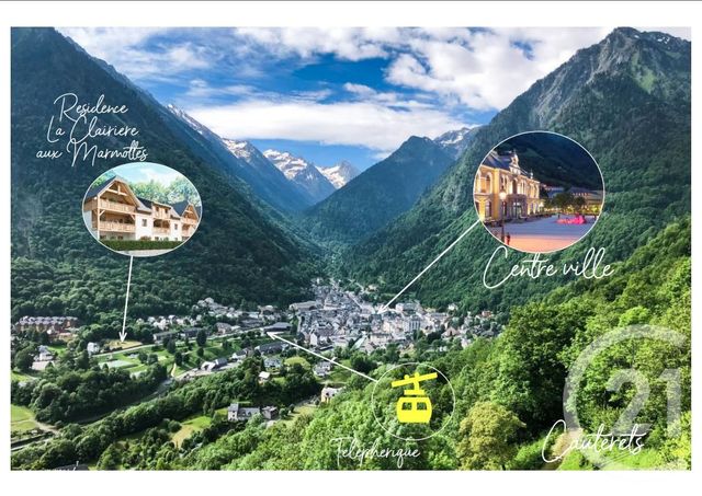 Appartement F4 &agrave; vendre - 4 pi&egrave;ces - 66,80 m2 - Cauterets - 65 - MIDI-PYRENEES