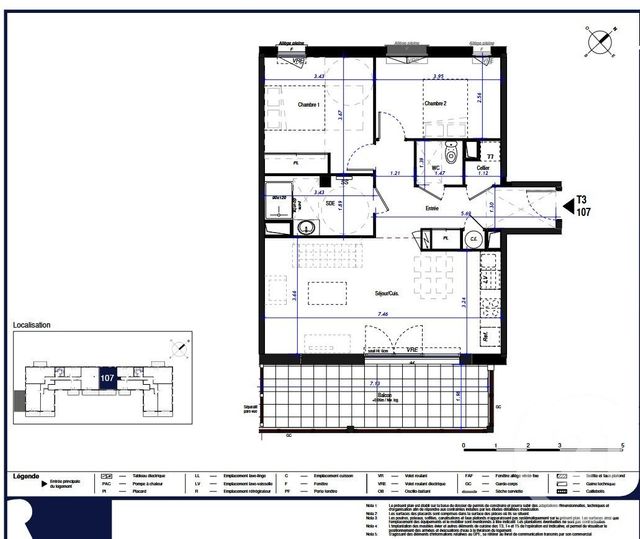 Appartement à vendre - 3 pièces - 68,78 m2 - Cauterets - 65 - MIDI-PYRENEES