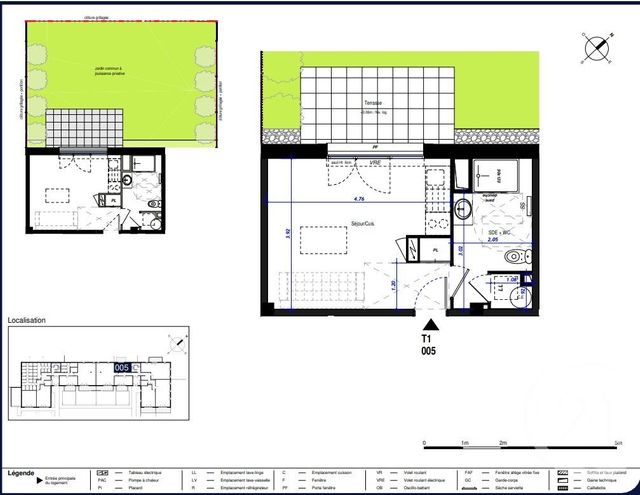 Appartement F1 à vendre - 1 pièce - 25,59 m2 - Cauterets - 65 - MIDI-PYRENEES