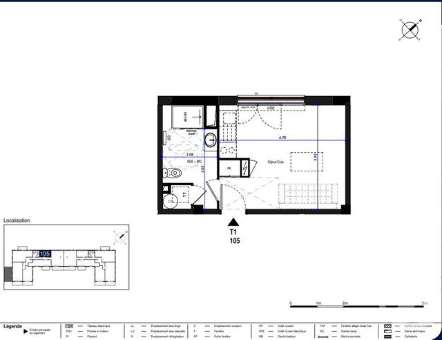Appartement F1 à vendre - 1 pièce - 25,59 m2 - Cauterets - 65 - MIDI-PYRENEES