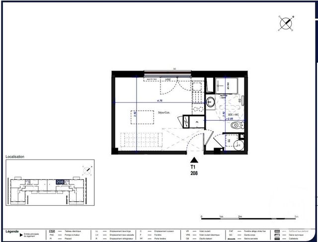 Appartement F1 à vendre - 1 pièce - 25,59 m2 - Cauterets - 65 - MIDI-PYRENEES