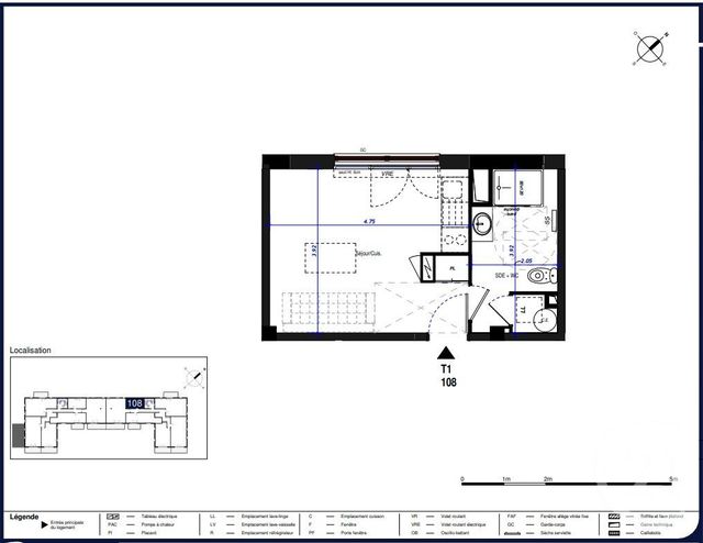 Appartement F1 à vendre - 1 pièce - 25,59 m2 - Cauterets - 65 - MIDI-PYRENEES