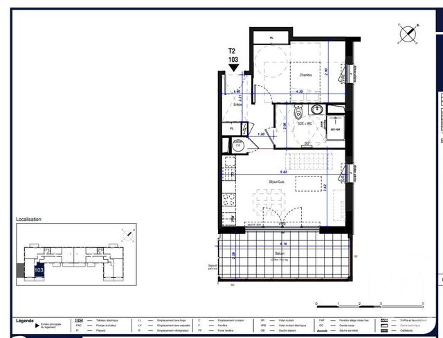Appartement F2 à vendre - 2 pièces - 47,01 m2 - Cauterets - 65 - MIDI-PYRENEES