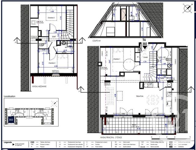 Appartement F4 &agrave; vendre - 4 pi&egrave;ces - 101,90 m2 - Cauterets - 65 - MIDI-PYRENEES