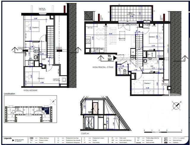 Appartement F5 à vendre - 5 pièces - 95 m2 - Cauterets - 65 - MIDI-PYRENEES