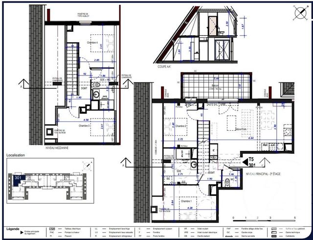 Appartement F5 à vendre - 5 pièces - 95 m2 - Cauterets - 65 - MIDI-PYRENEES
