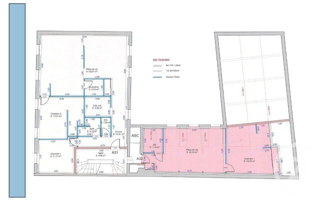 Appartement &agrave; vendre - 2 pi&egrave;ces - 42,49 m2 - Cauterets - 65 - MIDI-PYRENEES