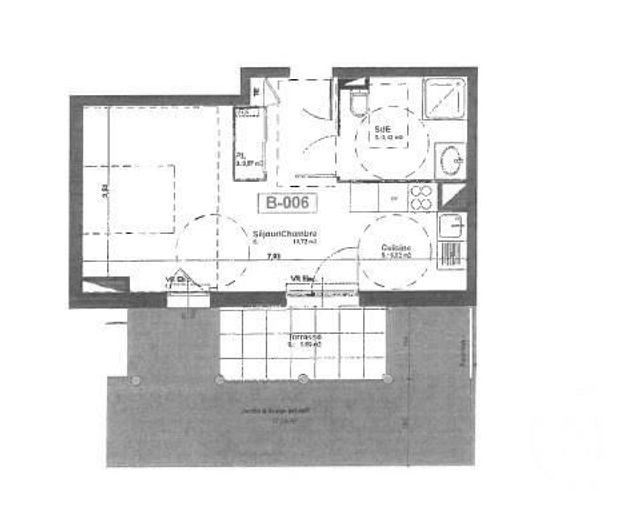 Appartement F1 &agrave; louer - 1 pi&egrave;ce - 31,63 m2 - St Jean De Braye - 45 - CENTRE