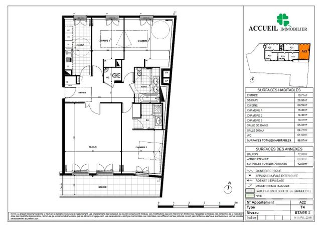 appartement - VERSAILLES - 78
