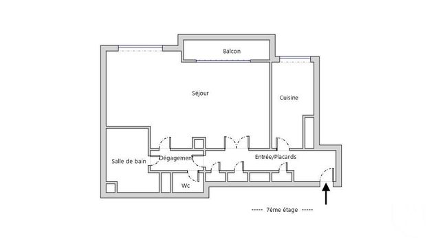 Appartement &agrave; vendre - 2 pi&egrave;ces - 51 m2 - Paris - 75015 - ILE-DE-FRANCE