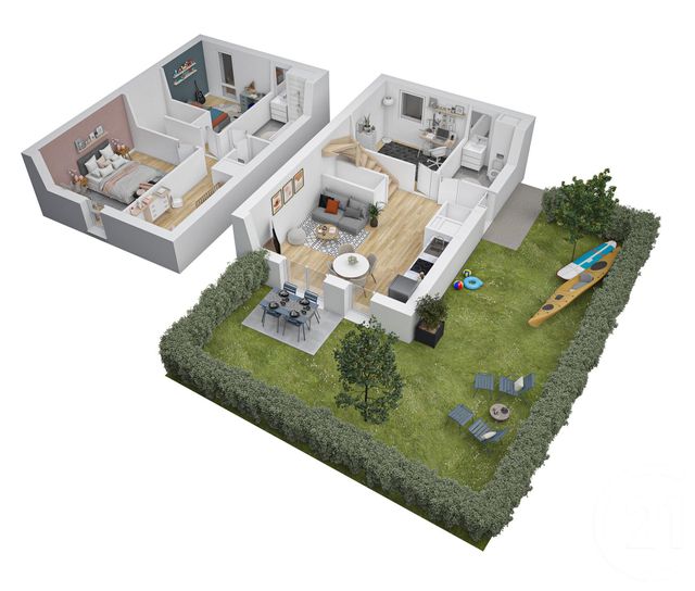 Maison &agrave; vendre - 4 pi&egrave;ces - 76,83 m2 - Equihen Plage - 62 - NORD-PAS-DE-CALAIS