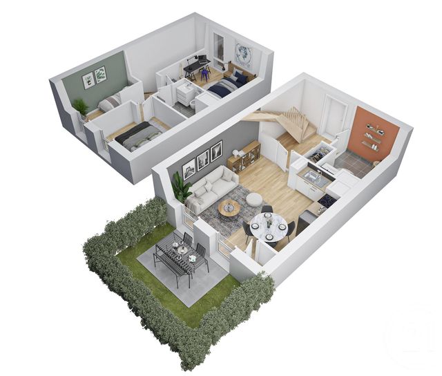 Maison &agrave; vendre - 4 pi&egrave;ces - 76,84 m2 - Equihen Plage - 62 - NORD-PAS-DE-CALAIS