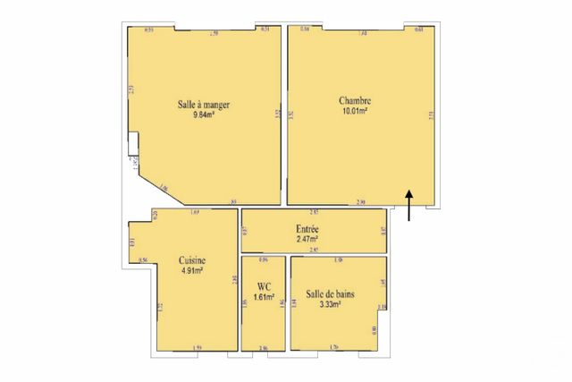 Appartement F2 &agrave; vendre - 2 pi&egrave;ces - 32,20 m2 - Paris - 75012 - ILE-DE-FRANCE