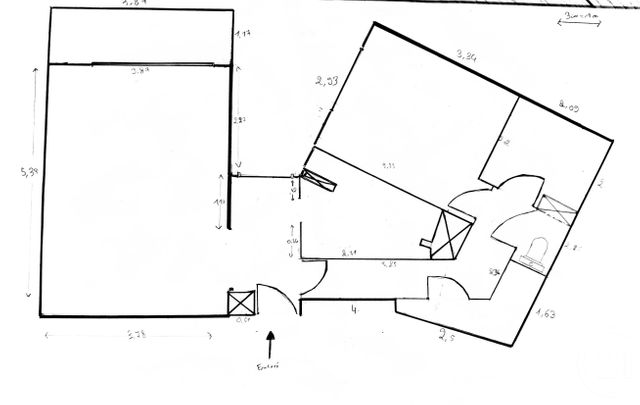 Appartement F2 à vendre - 2 pièces - 52,28 m2 - Paris - 75019 - ILE-DE-FRANCE