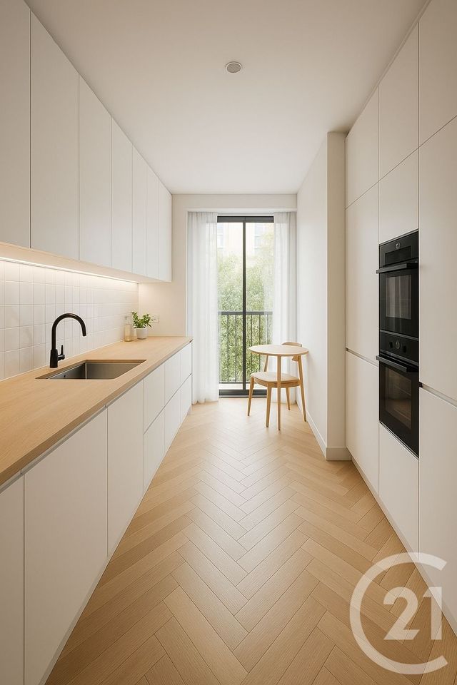 Appartement F3 à vendre - 3 pièces - 60,70 m2 - Paris - 75019 - ILE-DE-FRANCE